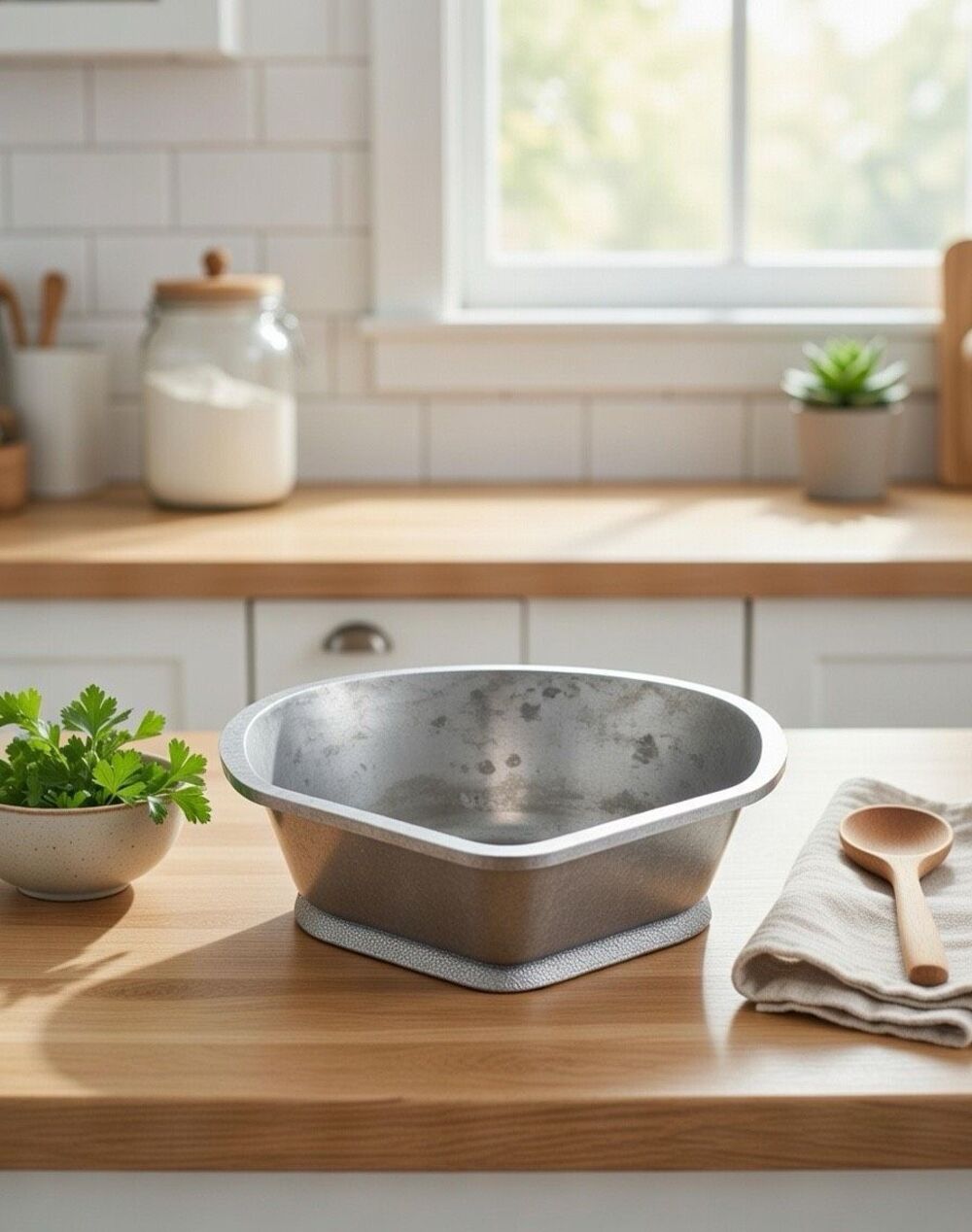 Guardian Service Ware Heavy Aluminum Roasting Pan Triangle Heart